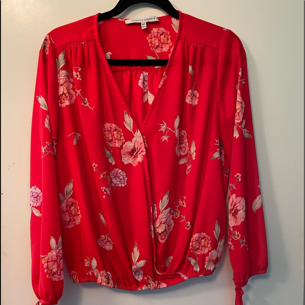Cute red blouse